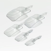 레스토 PC 얼음 스쿱 1호 투명 150ml 1개, 600ml