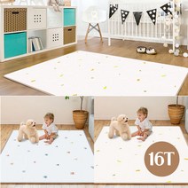 파크론 16T 웰빙플러스 놀이방매트 185x140cm 2중엠보 논슬립