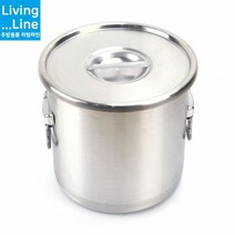 다양한 사이즈 스테인레스 육수통 대용량 국통 스텐 식깡 대형 들통 단체급식 업소용 폐유통 업소용 음식점 식당 깊은 들통 위생용기 위생통 스프통 소스통 식강, [LL] 스텐식깡-30갤런