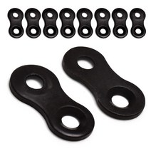 두일기업 8자 DIY 고정철물 꺽쇠 블랙 10개