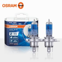 오스람 쿨블루 어드밴스 5000K 할로겐램프, H4, 1세트