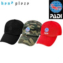 PADI 패디 모자 볼캡 21 인스트럭터 코스디렉터, 올블랙(인스트럭터)