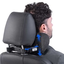 똑여사 차량용 목쿠션 자동차 목베개 목받침 메모리폼 쿠션, 목쿠션 핑크