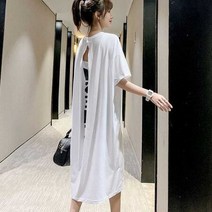 허니문룩 프린팅 이지룩원피스 유니크 여행 여성웨어 여름 롱 뒷트임