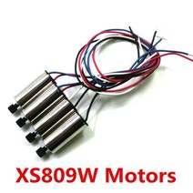 드론 모터 헬리콥터 Visuo XS809W 코어리스 CW CCW XS809HW XS809S RC Foldable Quadcopter 예비 부품 전기, 4Pcs