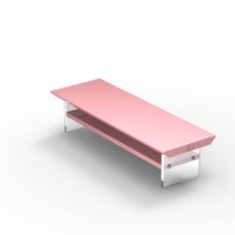 신형 애플 아이맥 전용 컬러 데스크테리어 아크릴 모니터 받침대, U.핑크 2단 60cm
