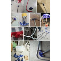 파이프 벤딩기 수동 파이프 벤더/튜브 벤딩 머신 온실 다기능 벤더 아연 도금 철 강관, 05 B Model 32mm