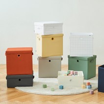 샘책장호환 한샘 폴리 수납바스켓 시리즈 3P 대/중/뚜껑 한샘온라인, 바스켓 중형 3P, 베이지(K)