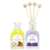 더허브샵 기분좋은 블랜딩 아로마 리드디퓨져 100ml / 12종향 1+1, 캐모마일그레이프프룻:블랙체리