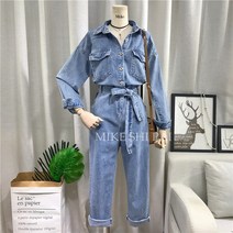 오르난 여성 데님 청바지 점프수트 JC792