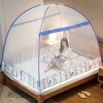 몽골 텐트 캐노피 천막 그늘막 타프 리빙쉘 패션 만화 인쇄 패턴 가정용 먼지 상단 모기장 큰 공간 유르트 유형 통기성 여름 캠핑, 색상 72 doors+15x20m bed