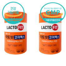 정장제 종근당건강 락토핏 코어맥스 생 착 유산균 1통 2개월분 종근당 락토핏, 4개월분, 2통, 30억CFU/120g/120포
