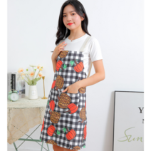 미미캐츠 미미캐츠 펌킨 방수앞치마 주방앞치마 공방용 조리복, FREE, 블랙