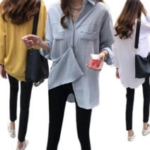 오너클랜 여성셔츠 루즈핏 블라우스코디 가을 여자 셔츠 정장