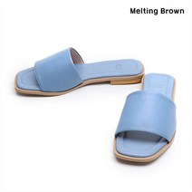 로즈블로썸 멜팅브라운 데일리 슈즈 캐주얼 양가죽 슬리퍼 뮬 5color (7293603)
