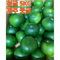 제주 청귤 풋귤 5KG 8월 1일 순차 배송 청귤에이드 제주산 국산 상큼한 당일수확 비타민C, 1개