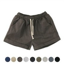 셀러허브 패션 [오노마] ONM 린넨 소재 밑단 롤업 시원한 여자 3부 마바지 팬츠