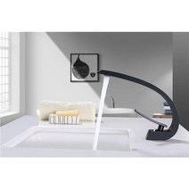 콜러수전 Kohler 검은 구리 냉온 싱글 홀 가정용 냉온수 카운터 세면기 주방 욕실 수도꼭지, 검정