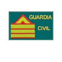 검도 호구 세트 호면 용품 장비 보호대 Guardia Civil iron on hook backing embroidered 바이커 오토바이 패치 조끼 청바지 유니폼, 플래그12-30