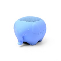Morui 미니 무선블루투스 스피커 MR-BTS01, 블루 코끼리
