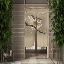 동물 문 커튼 중국어 잉어 호랑이 표범 새 파티션 화면 복도 입구 출입구 일본 방 장식, CTS00352+70x150cm