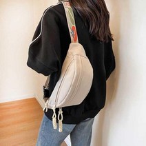 칼라끈힙색 직장인 대학생 여자 백팩 패션가방