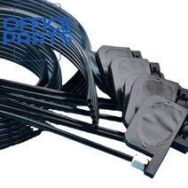 3d 프린터 수리 보드 호환 엡손 R330 R290 T50 L800 1.5 용 1390 미터 파이프 라인이있는 6 색 잉크 댐퍼 필터링 UV