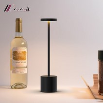 단스탠드 조명 전등갓 책상 북 라이트 미드센츄리 아령조명 led 테이블 램프 현대 레스토랑 저녁 식사 빛 usb 충전식 창조적 인 장식 바 호텔 식당 심플한 디자인, 무선 금, 따뜻한 화이트, h26cm