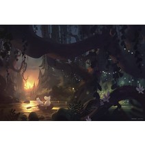 1000 개 지그 소 퍼즐 무민 조용한 시간 (50x75cm)