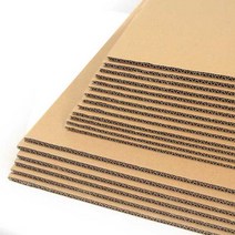 평판골지 골판지 두꺼운 DIY 판지 수제 공예 5 3 7mm, 3겹(두께4mm)단면흰색1mX1m(10장)