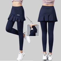 골프치랭스 치마 레깅스 세트 사계절용 필드룩