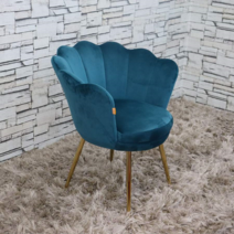 ( 국내 배송 )북유럽 유니크 플라워 디자인 의자 (4 COLOR), 3번)다크그린