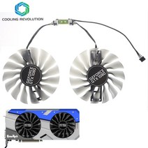 Palit EMTek GTX1080 GameRock Premium Edition 그래픽 카드 FD10015H12S GAA8S2U 냉각 팬용 95MM GTX 1080, 한개옵션0