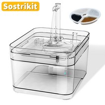 Sostrikit 고양이정음 정수기, 투명하다.2.5L