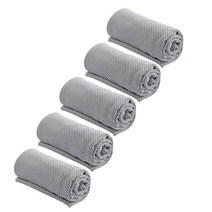 아모비 스포츠 쿨타올, 그레이 x 5개, 그레이