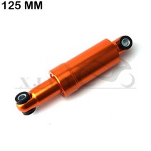 오토바이부속 접이식 스쿠터 49cc 포켓 자전거 전기 자전거에 적합한 110125150mm 전기 자전거 후면 완충기 서스펜션, 125mm 골드