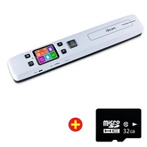 북스캐너 북스캔 책스캔 셀프북스캔 Iscan-Wifi 휴대용 스캐너 A4 문서 책 학교 용품 핸드헬드 1050DPI, 06 No Wifi 32G SD Card