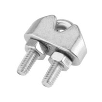 1 Pc 3mm 4mm 5mm 해양 학년 스테인레스 스틸 316 와이어 로프 클립 클램프 케이블 그립 금속 U 볼트 고정 도구 요트 보트, [01] 3mm