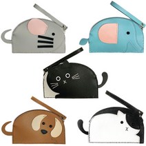 [채아트]가죽공예_동물파우치, 블랙고양이