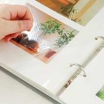 미니사진앨범 포켓형 1P 튼튼한 스크랩 포토 앨범, 핑크
