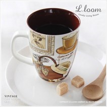 cocooning 홈카페 북유럽 빈티지 카페모카 머그컵 4style, 카페모카B형