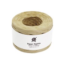 오키도키 라피아실 종이실 코바늘실 뜨개실, 연갈색