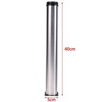 조약돌 소파 모듈형 쇼파 곡선 라운드 디자인 모듈 1pcs 스테인레스 스틸 가구 다리 조절 가능한 캐비닛 발 튜브 캐비닛 테이블 침대 발 가구 다리 발, 8-사진 쇼로