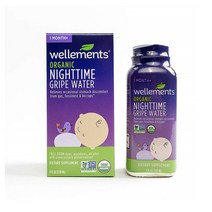 Wellements 웰레먼트 오가닉 나이트타임 베이비 배앓이 그라이프 워터 4oz(120ml) Organic Nighttime Gripe Water, 1개