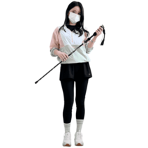 트렌드플러스 초경량 등산스틱 6색상 접이식 등산용지팡이, 빨강