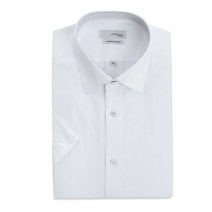 듀퐁셔츠 반팔 면혼방 60수 트윌 슬림핏셔츠(SE1MM22HS752SWH)