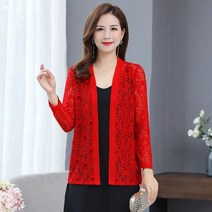 블라우스 여자 탑스 긴 소매 5XL 6XL 긴 소매 블라우스 레이스 카디건 얇은 코트 외부 태양 보호 의류 2023 여름 자외선 차단복 긴팔 숄 외투 여풍 중식 카디건 겉에 긴팔