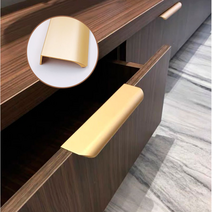 [고감성] 서랍 손잡이 가구 장롱 씽크대 옷장 수납장 화장대 접착식, BLACK, 120mm