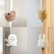 로즈소녀하우스 도어쿠션 문손끼임 문소리 방지, 흰둥이