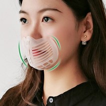 3세대 마스크 호흡도우미 가드 프레임 숨쉬기편한 마스크가드 마스크보호대 패션마스크 마스크홀더 김서림방지 호흡기 마스크목걸이, 3세트, 10개